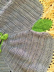 Crocheted Doily | Handmade Doily | Set of Two | Two Doilies | Crochet | Handmade | Home Decor | Textiles | Vintage | Vintage Doily | green