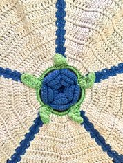 Crocheted Doily | Handmade Doily | Set of Two | Two Doilies | Crochet | Handmade | Home Decor | Textiles | Vintage | Vintage Doily | green