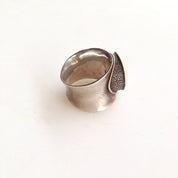 Vintage Face Ring | 925 Silver | Happy face | Antique Silver | Vintage Jewlery | Large Ring | moon face | cosmic | sterling silver