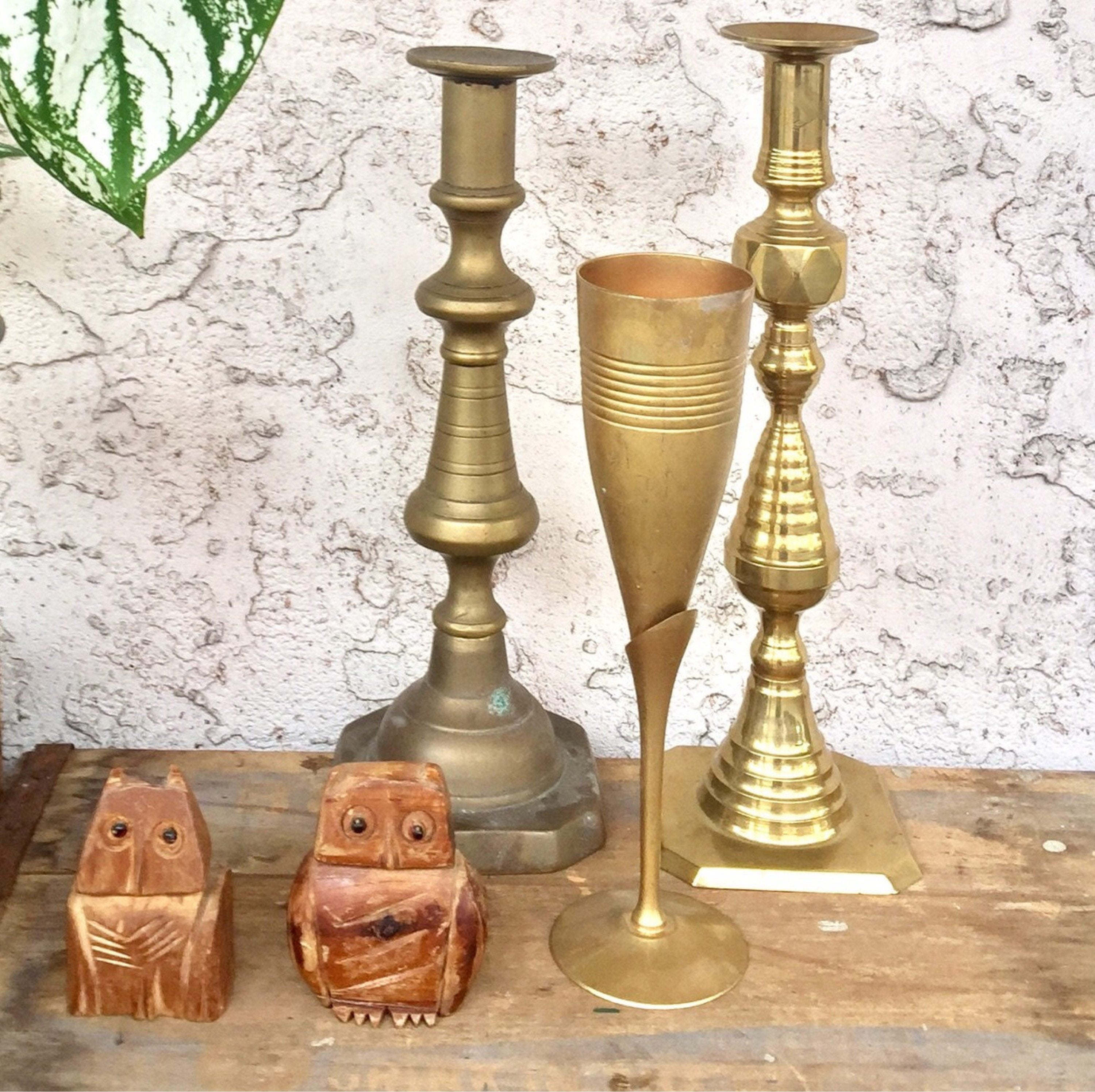 Wood Carved Owl | Vintage | Pencil Pen Holder | Folk Art | Organizer | Back to School | Owl | Teacher Gift | Desk | carved | tramp art |