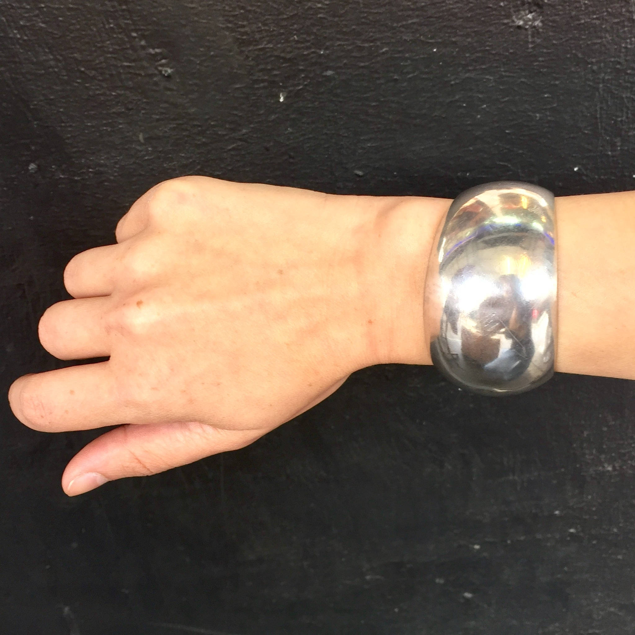 Silver Cuff Bracelet | Sterling Jewelry | vintage Jewelry | Vintage | 925 | Statement Jewelry | Bangle | cuff | abstract | modern | sleek |