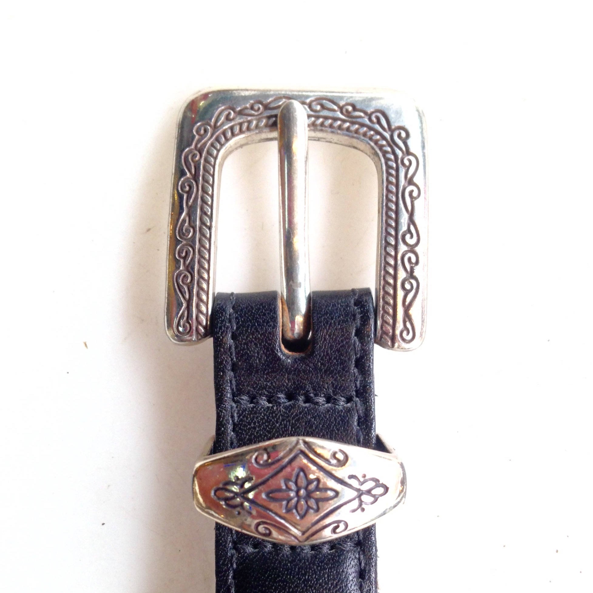 Brighton Belt | Vintage Accessories | Cheetah Print Belt | Silver Buckle | Thin Belt | Brighton Accessories | leopard print | vintage | thin