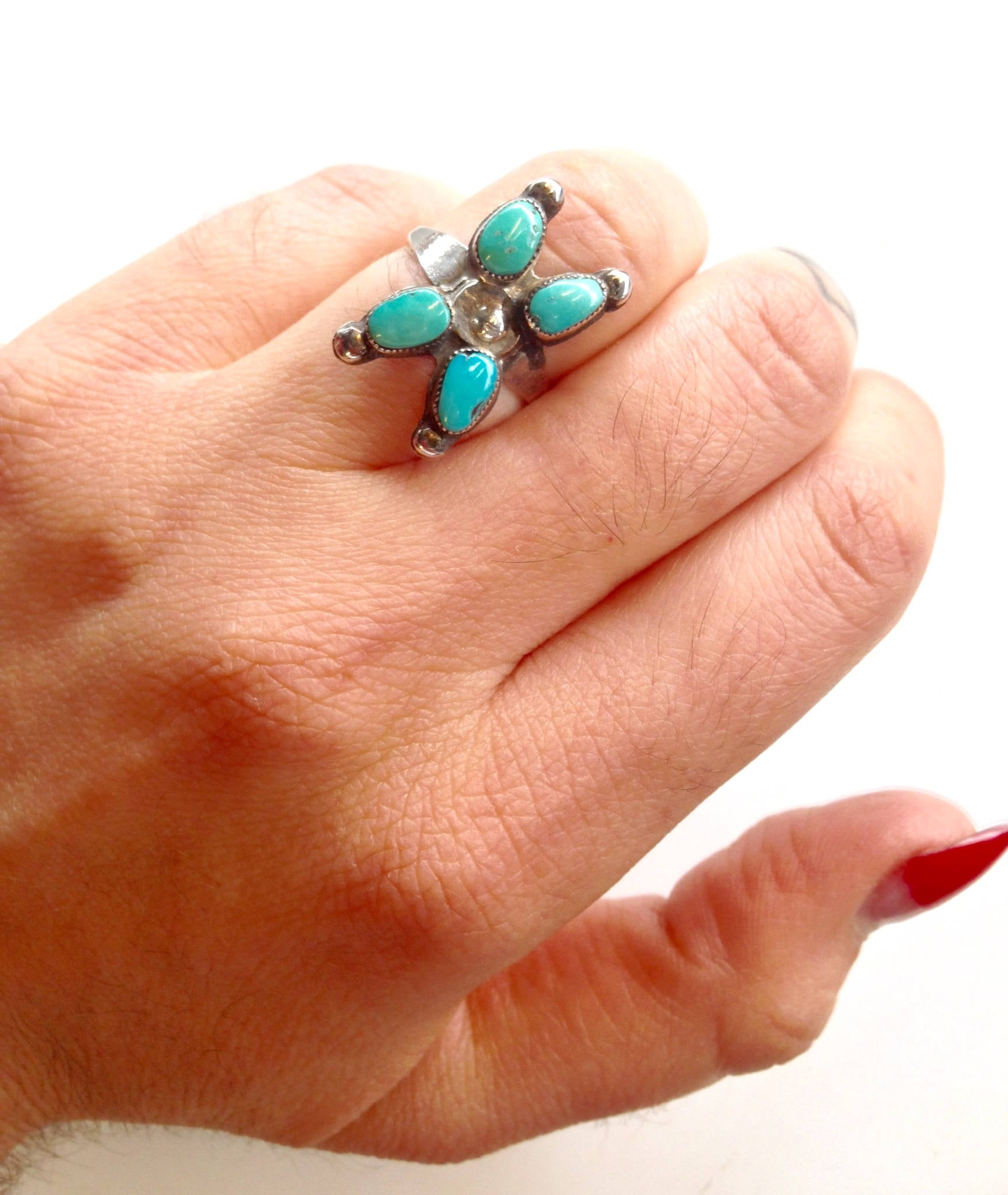 Vintage Turquoise Ring | Southwestern Jewlery | Sterling Silver Accessories | Sterling Silver Ring | Turquoise Jewlery | ring | vintage |