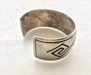 Sterling Silver Jewelry | Cuff Bracelet | Vintage | Mexican Made | 925 | Statement Jewelry | Large Cuff | native american | southwestern |