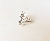Opal ring | Vintage Ring | Jewelry | Natural Stone | Sterling Silver | 925 | Butterfly | Flower ring | ring | sterling ring| silver ring
