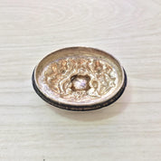 Monogrammed Trinket Box | Sterling Silver Box | Small Knick Knack Box | Vintage Jewelry Box | Southeast Asian Silver Box | Organization