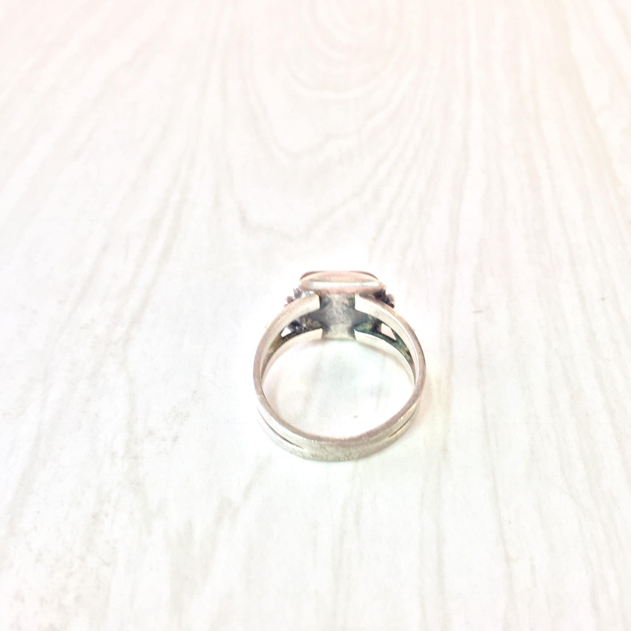 Vintage Silver Ring | Vintage Jewelry | Amber Stone Ring | Amber Jewelry | 925 Jewelry | Orange | Amber | Sterling Silver | Baltic Amber