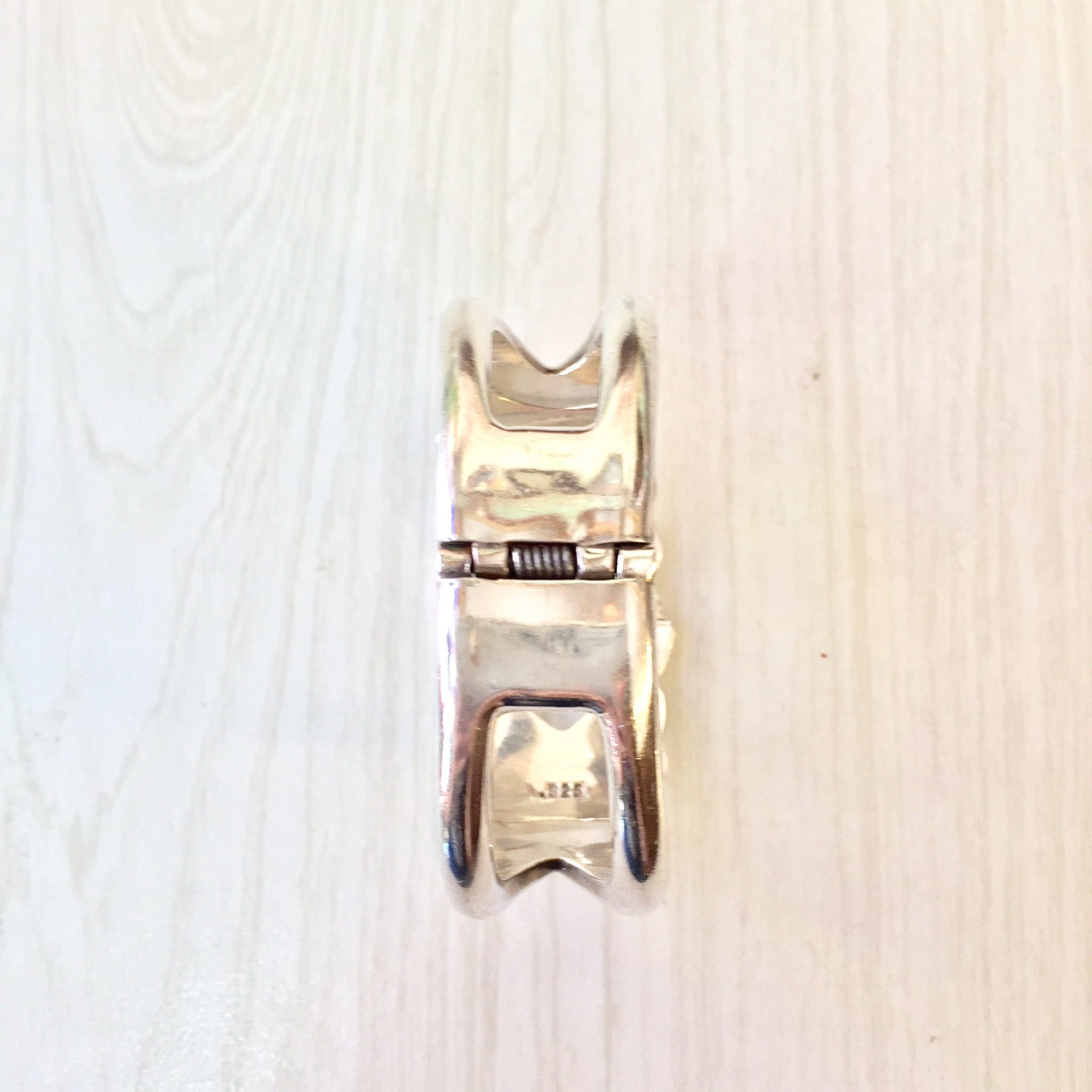 Vintage Sterling Silver Hinged Bangle | Silver Cuff Bracelet | Vintage Jewelry | 925 bracelet | Gift for Her | Boho Jewelry | Bohemian |Cuff