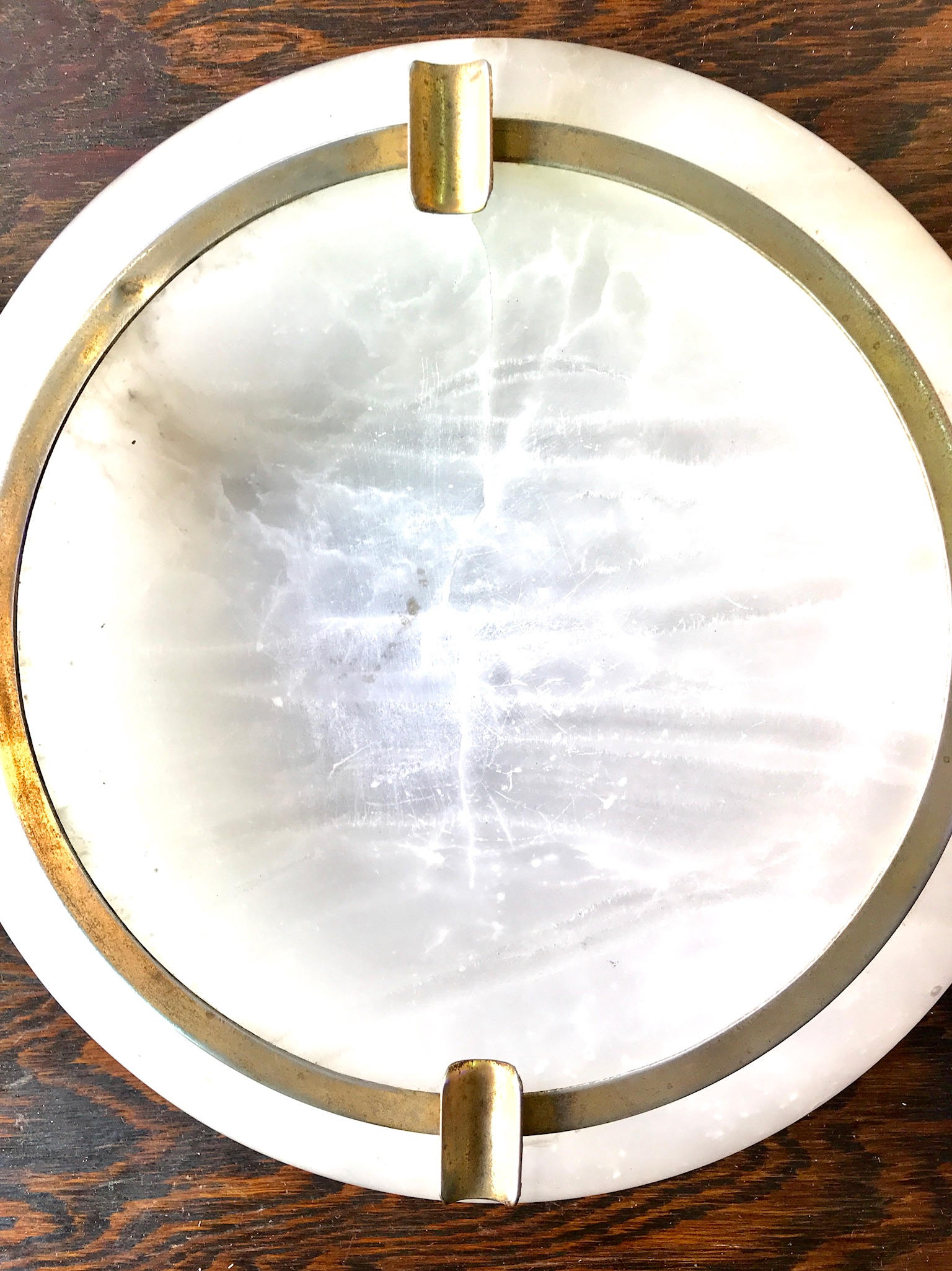 Vintage Art Deco Alabaster Ashtray | Quartz Ash Tray | Art Deco Home Decor | Vintage Home | Ashtray | Catch All Dish | Alabaster | Boho
