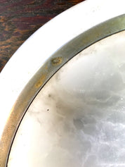 Vintage Art Deco Alabaster Ashtray | Quartz Ash Tray | Art Deco Home Decor | Vintage Home | Ashtray | Catch All Dish | Alabaster | Boho