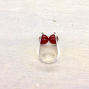 Sterling Jewelry | Sterling Silver Ring | Taxco Jewelry | Carnelian Stone | Celia Harms Jewelry | Vintage Jewelry | Vintage Ring | Ring