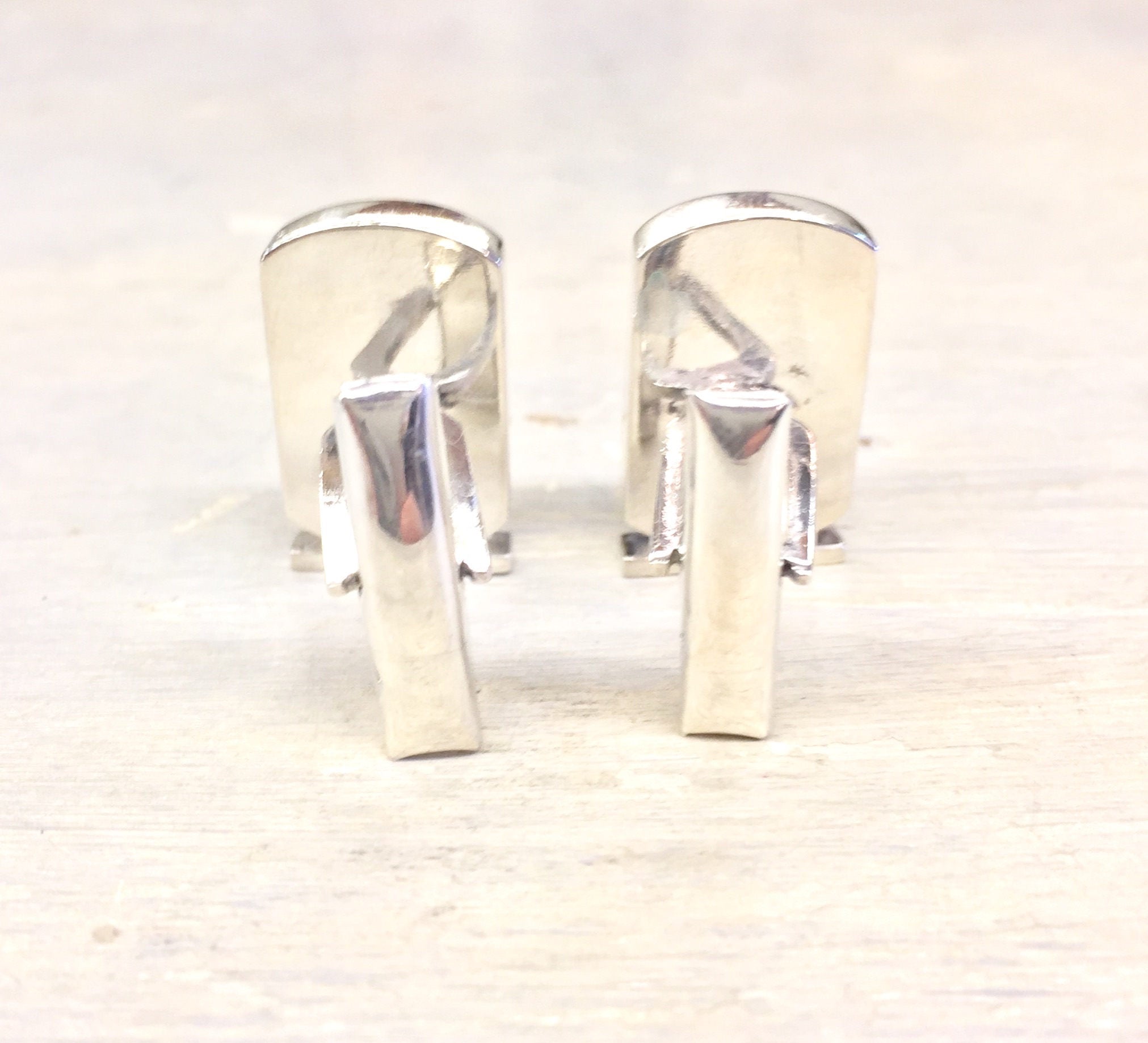 Sterling Silver Nefertiti Cufflinks | Vintage Cufflinks | Cuff Links | Black Cuff Links | Egyptian Jewelry | Nefertiti Jewelry | Formal Wear