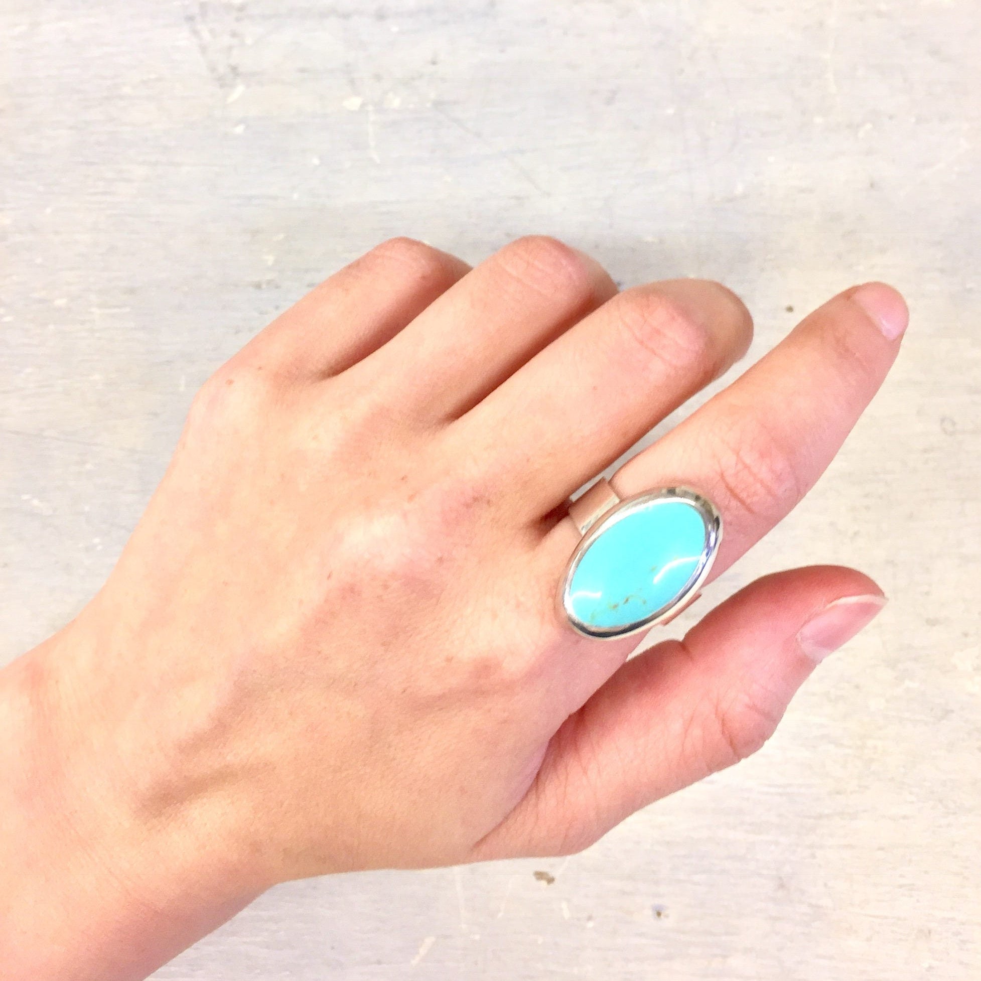 Vintage Ring | Vintage Turquoise Ring | Blue Stone | Vintage Jewelry | Ring | Bohemian Jewelry | Gift for Her | Gift Idea
