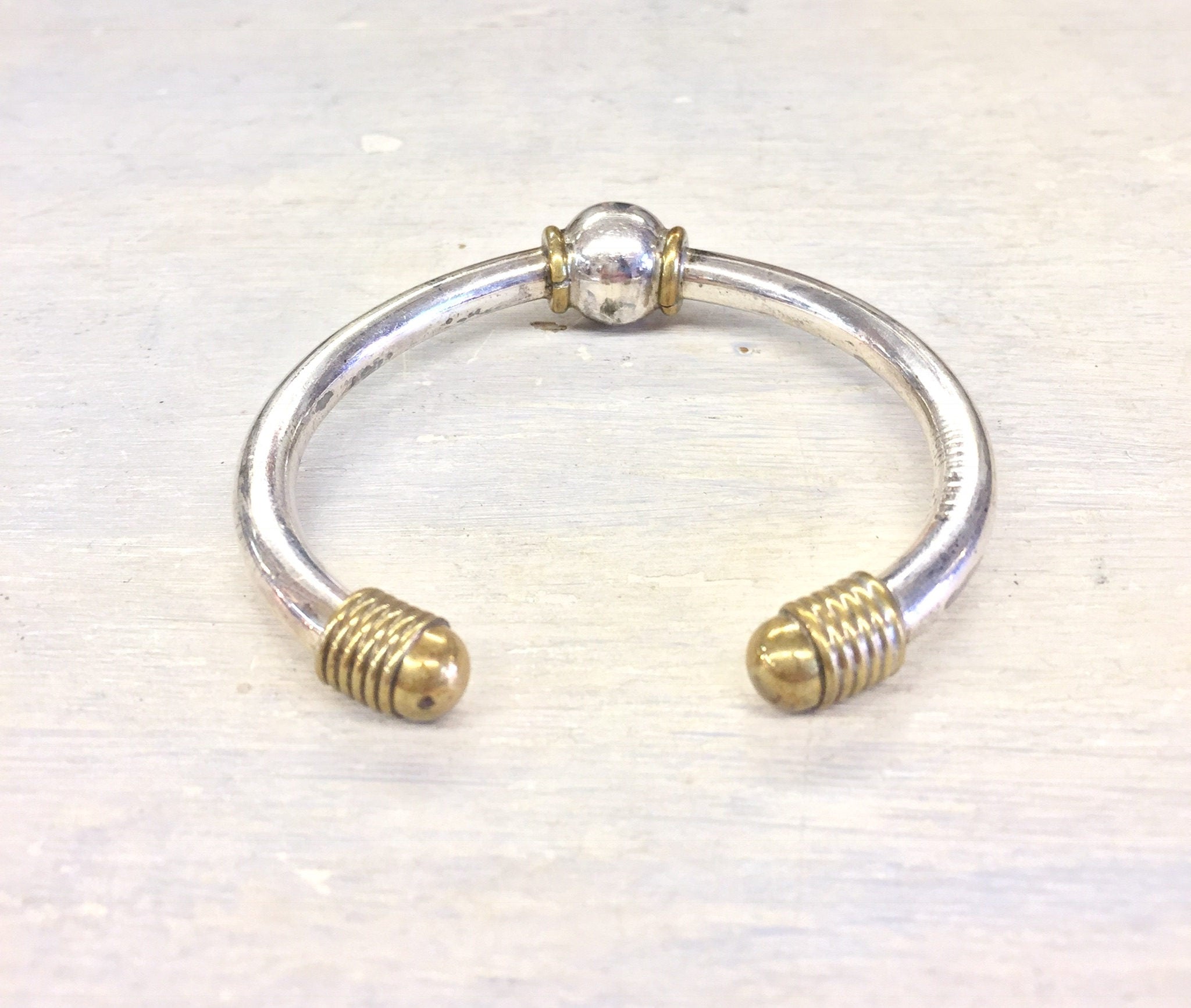 Silver Bracelet | Silver Cuff | Sterling Silver | Silver Jewelry | Brass | Brass Bracelet | Vintage | gift for her | gift | jewelry |