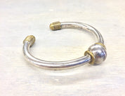 Silver Bracelet | Silver Cuff | Sterling Silver | Silver Jewelry | Brass | Brass Bracelet | Vintage | gift for her | gift | jewelry |