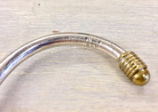 Silver Bracelet | Silver Cuff | Sterling Silver | Silver Jewelry | Brass | Brass Bracelet | Vintage | gift for her | gift | jewelry |