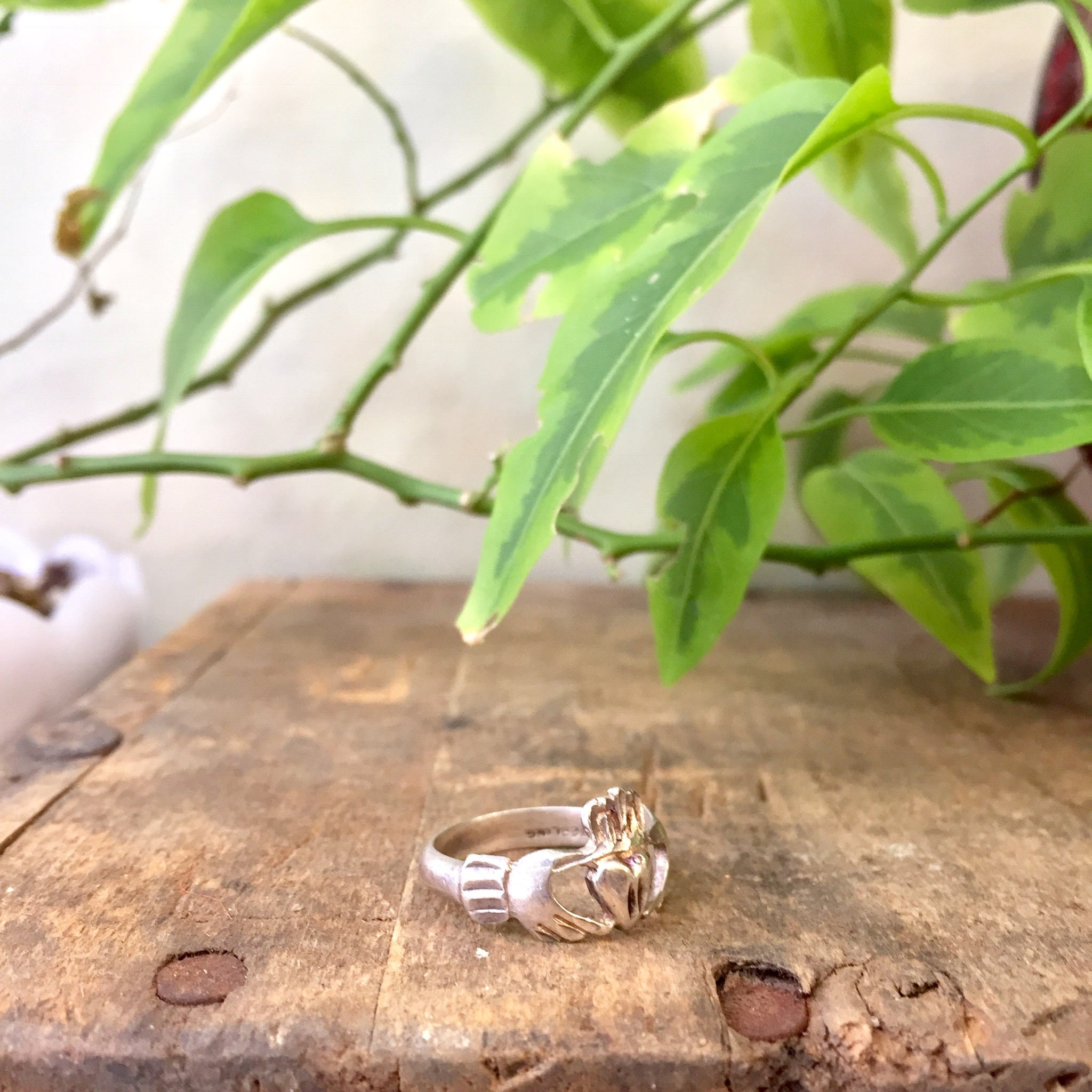 Sterling Silver Claddagh Ring | Vintage Claddagh Ring | Sterling Silver Jewelry | Irish Ring | Celtic Jewelry | Gift for Her | Holiday Gift