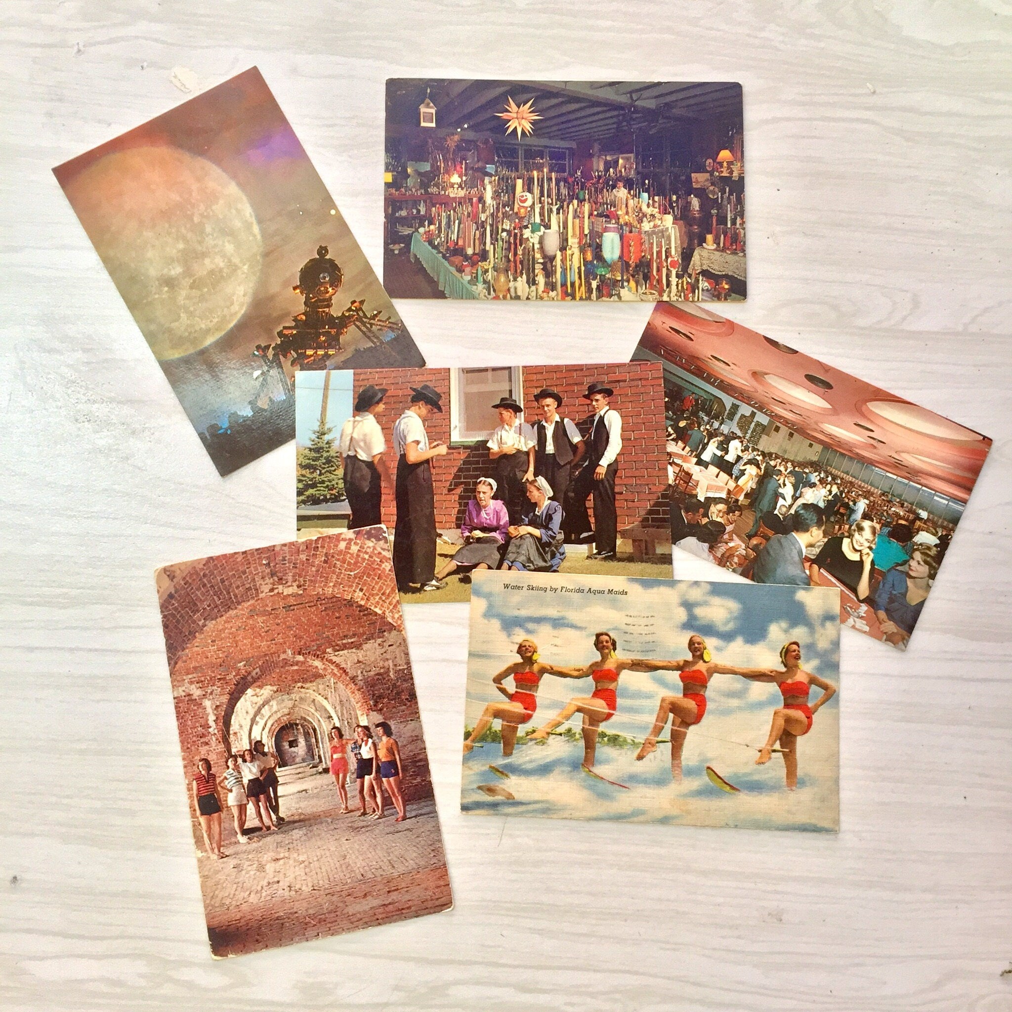 Vintage Postcards | Holiday Postcards | Vintage Ephemera | Vintage Souvenir | Travel | Scrapbooking | Trains | Planes | Animals | Religious