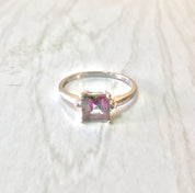 Alexandrite and 10 Karat White Gold Suite Set | Alexandrite Jewelry | 10K White Gold | Suite Set Jewelry | Ring | Earrings | Necklace | Gift