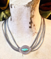 Vintage Sterling | Vintage Necklace | Vintage Turquoise | Vintage | Sterling | Turquoise | Necklace | Vintage Jewlery | gift | gift for her