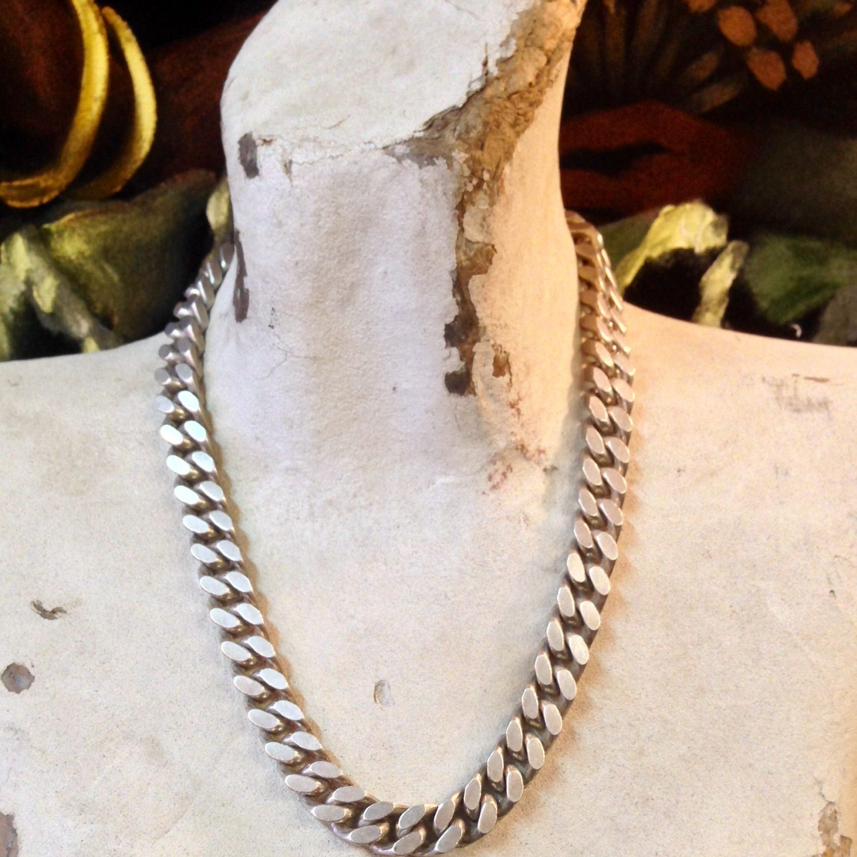 Vintage | Sterling | Silver | Chain | Thick Chain | Italy | Italian Silver | Vintage Sterling | Vintage Chain | Vintage Necklace | for him