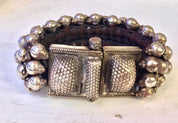 Vintage Bracelet, Sterling Silver, Beaded Bracelet, Silver Beads, Threaded Bracelet, Large Bracelet, Vintage Jewelry, Asian Jewelry, Chunky