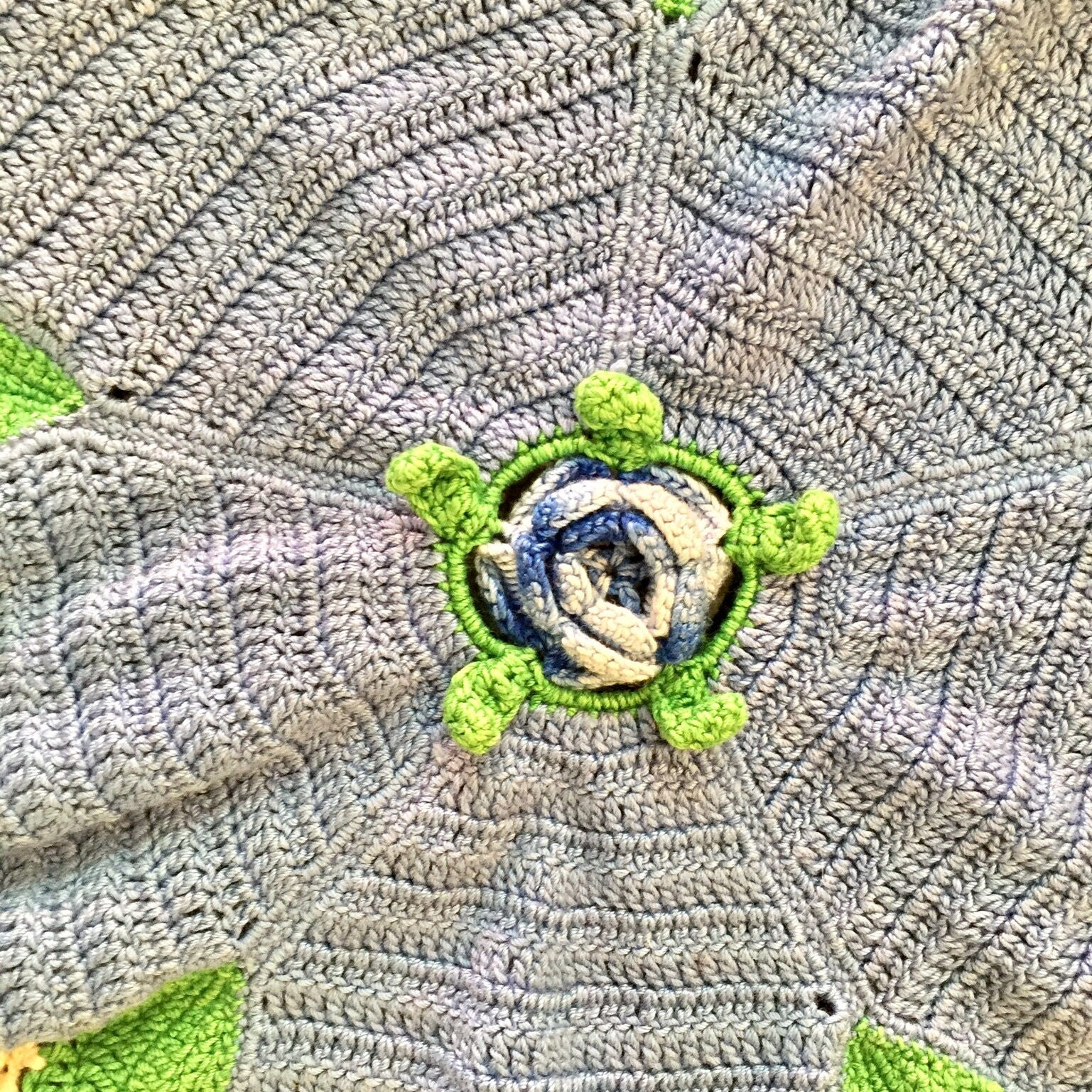 Crocheted Doily | Handmade Doily | Set of Two | Two Doilies | Crochet | Handmade | Home Decor | Textiles | Vintage | Vintage Doily | green