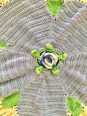 Crocheted Doily | Handmade Doily | Set of Two | Two Doilies | Crochet | Handmade | Home Decor | Textiles | Vintage | Vintage Doily | green