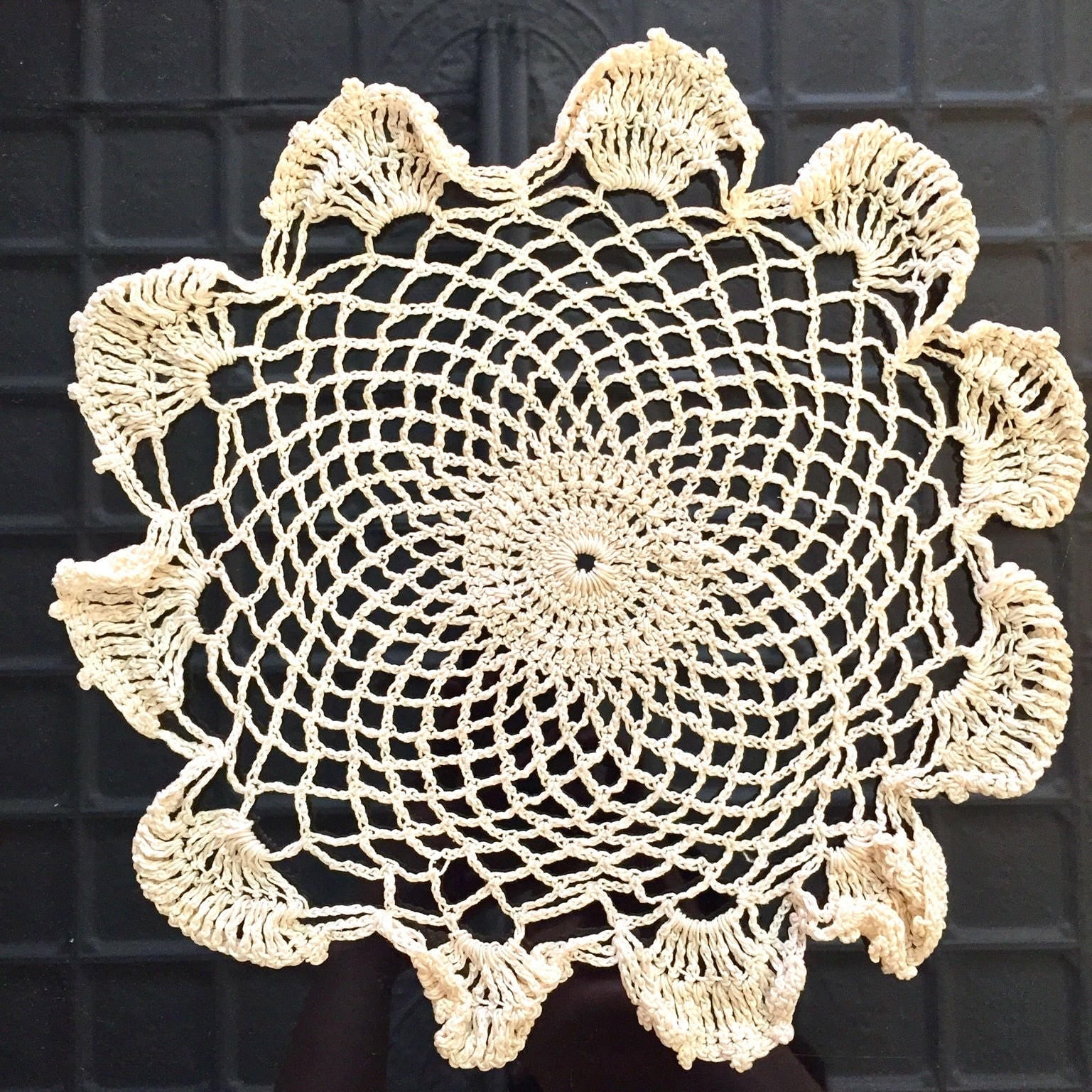 Vintage Doily | Vintage Crochet | Crochet Doily | Doilies | Textiles | Home Decor | Vintage Home Decor