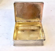 Silver Box | Sterling Trinket Box | Sterling Silver Box | Trinket Box | Etched Silver | Ornate Silver | Sterling Silver | Vintage Box |