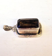 Vintage Crystal Pendant | Sterling Silver Crystal | Vintage Sterling Silver | Vintage Necklace Pendant | Sterling Silver Pendant