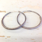 Silver Hoops | Vintage Silver Hoops | Silver Earrings | Silver Jewlery | Vintage Jewlery | Silver