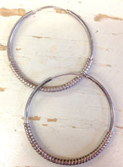 Silver Hoops | Vintage Silver Hoops | Silver Earrings | Silver Jewlery | Vintage Jewlery | Silver
