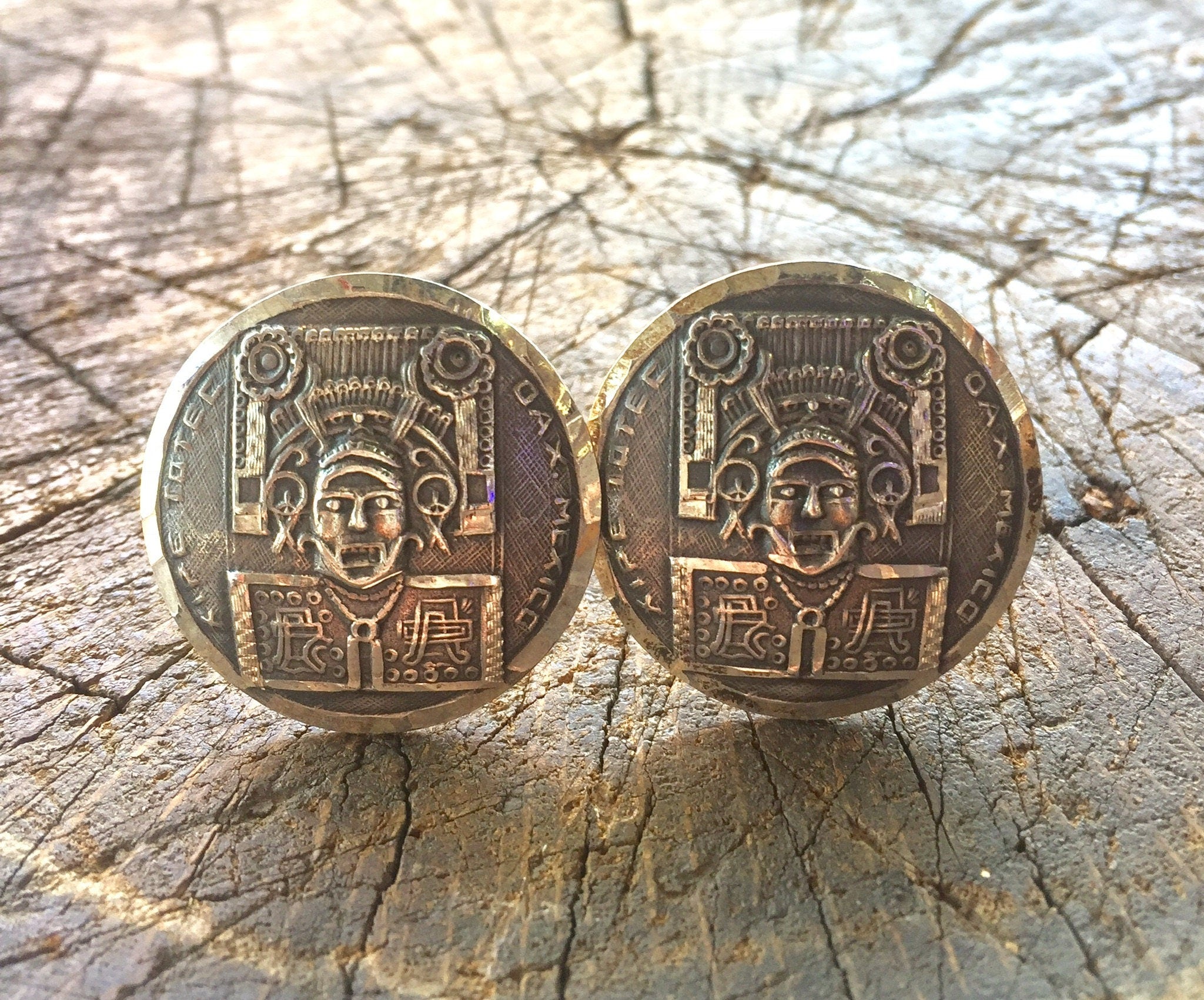 Vintage Cuff Links | Mexican Made Cuff Links | Cuff Links | Silver Cuff Links | Sterling Cuff Links | Vintage Jewelry | Vintage Menswear