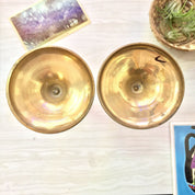 Vintage Brass 9" Open Barley Twist Candlestick Holders | Brass Spiral Candle Holder | Spiral Brass | Pair Of Candlestick Holders | Gift