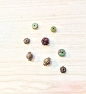 Lot of Mixed Crafting Beads | Jewelry Supply | Crafting Supplies | Jade Beads | Turquoise Beads | Wood Carved Beads | Glass Beads | Silver