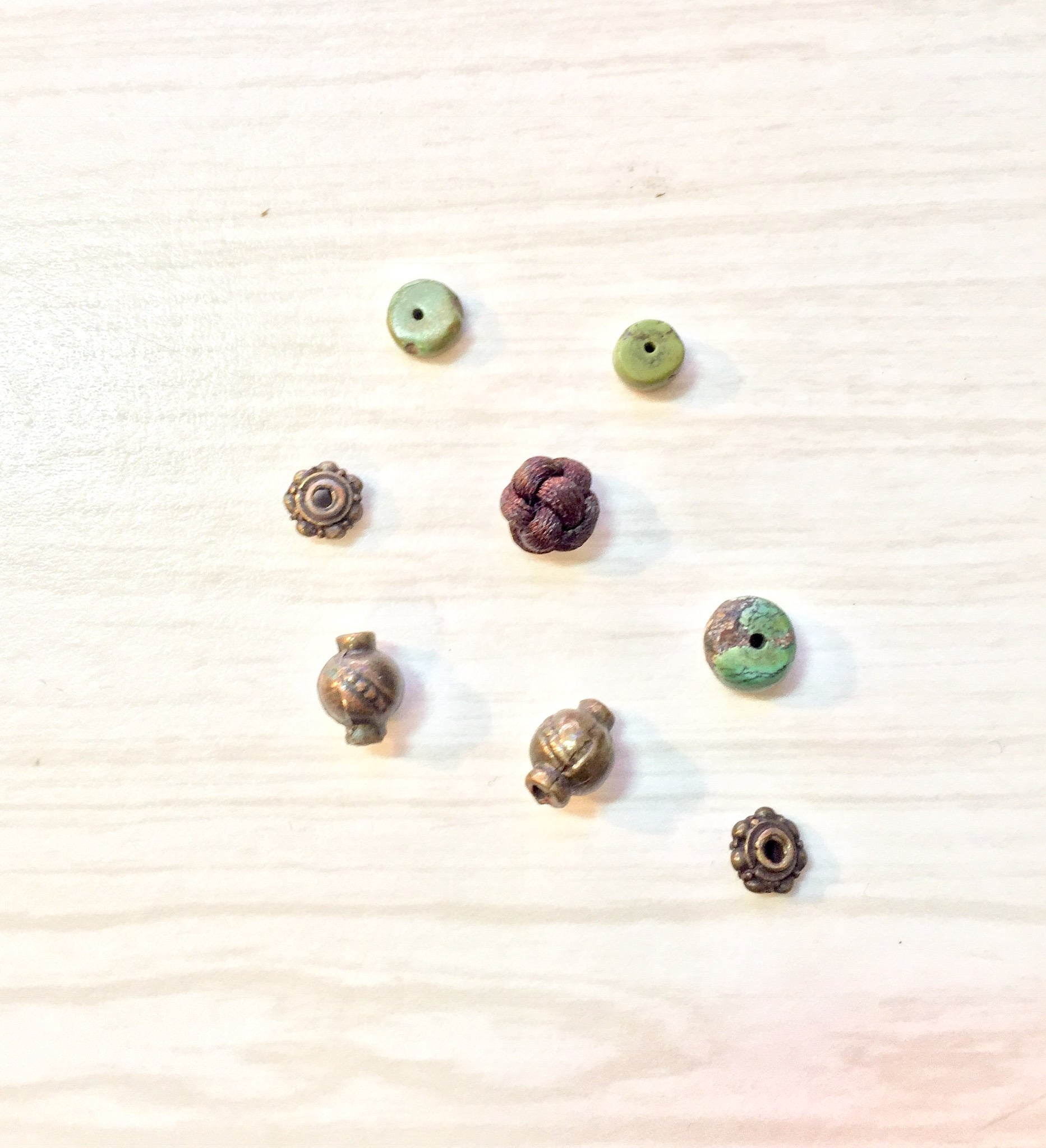 Lot of Mixed Crafting Beads | Jewelry Supply | Crafting Supplies | Jade Beads | Turquoise Beads | Wood Carved Beads | Glass Beads | Silver