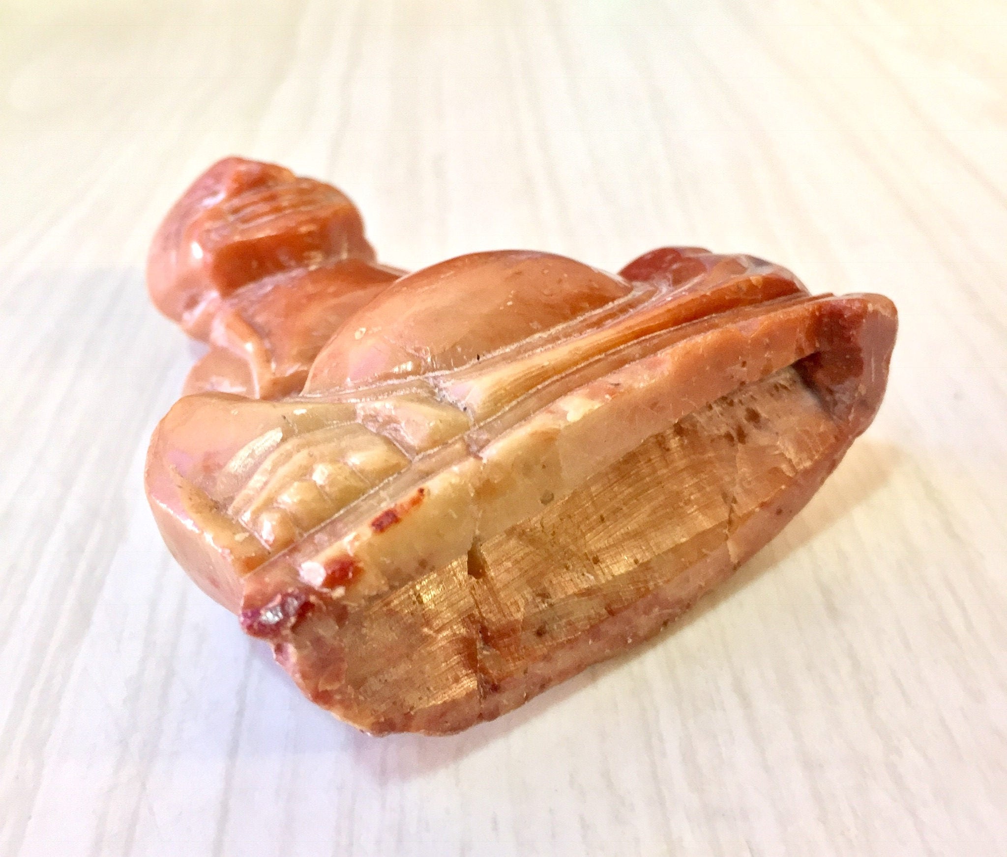 Small Alabaster Buddha Figurine | Hand Carved Buddha | Buddha | Mantle Piece | Gift Idea | Small Statue | Collectible | Home Decor |