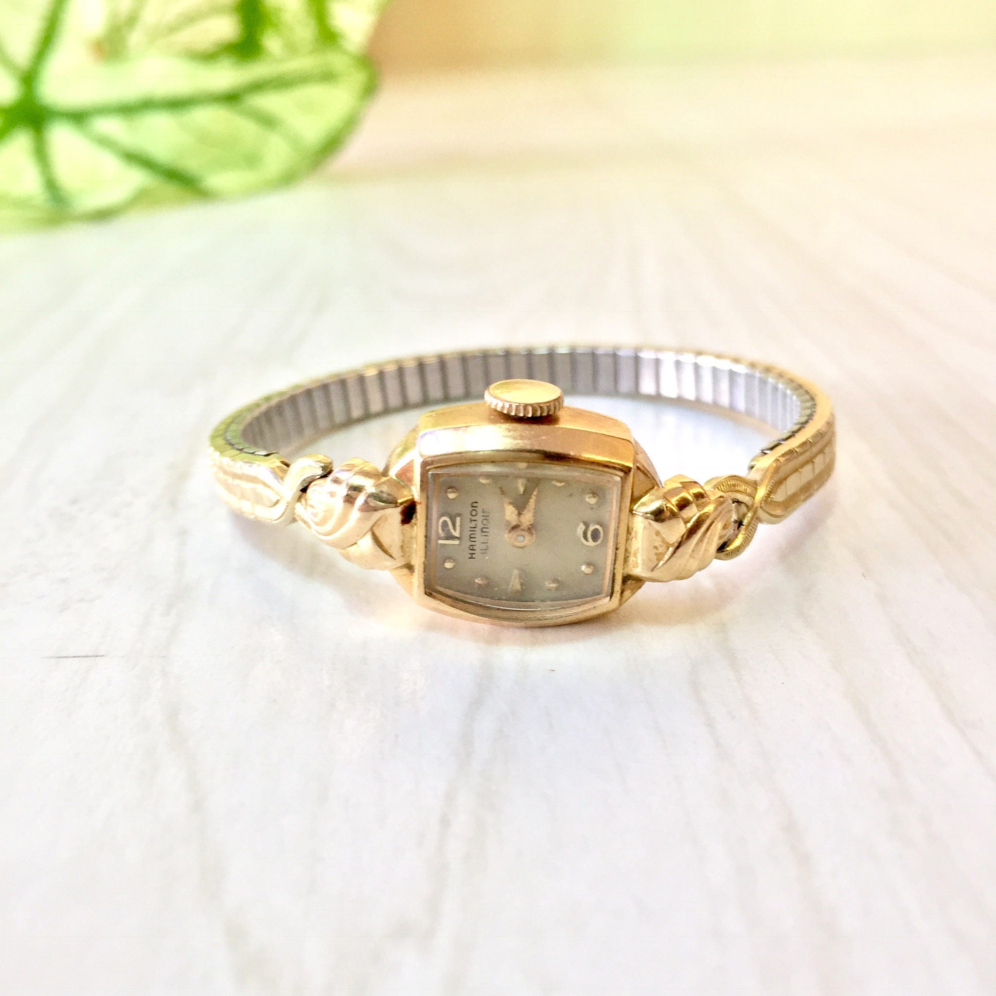 Antique Hamilton Women's Watch | 14 Karat Gold Vintage Watch | Women's Jewelry | Gift for Her | 14K Gold | Gold Watch | Working Watch