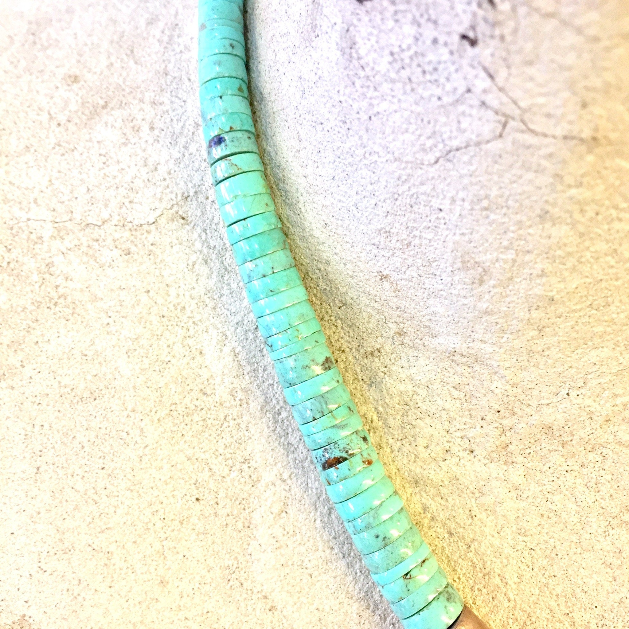 Vintage Turquoise Necklace | Bohemian Jewelry | Vintage Jewelry | Sterling Silver | 925 | Boho Jewelry | Handmade | Gift For Her | Silver