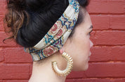 Vintage Gold Toned Hoop Earrings | Costume Jewelry | Hoop Earrings | 90's Fashion | 80's Fashion | Statement Jewelry | Holiday Gift Idea