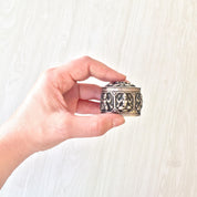 Monogrammed Trinket Box | Sterling Silver Box | Small Knick Knack Box | Vintage Jewelry Box | Southeast Asian Silver Box | Organization