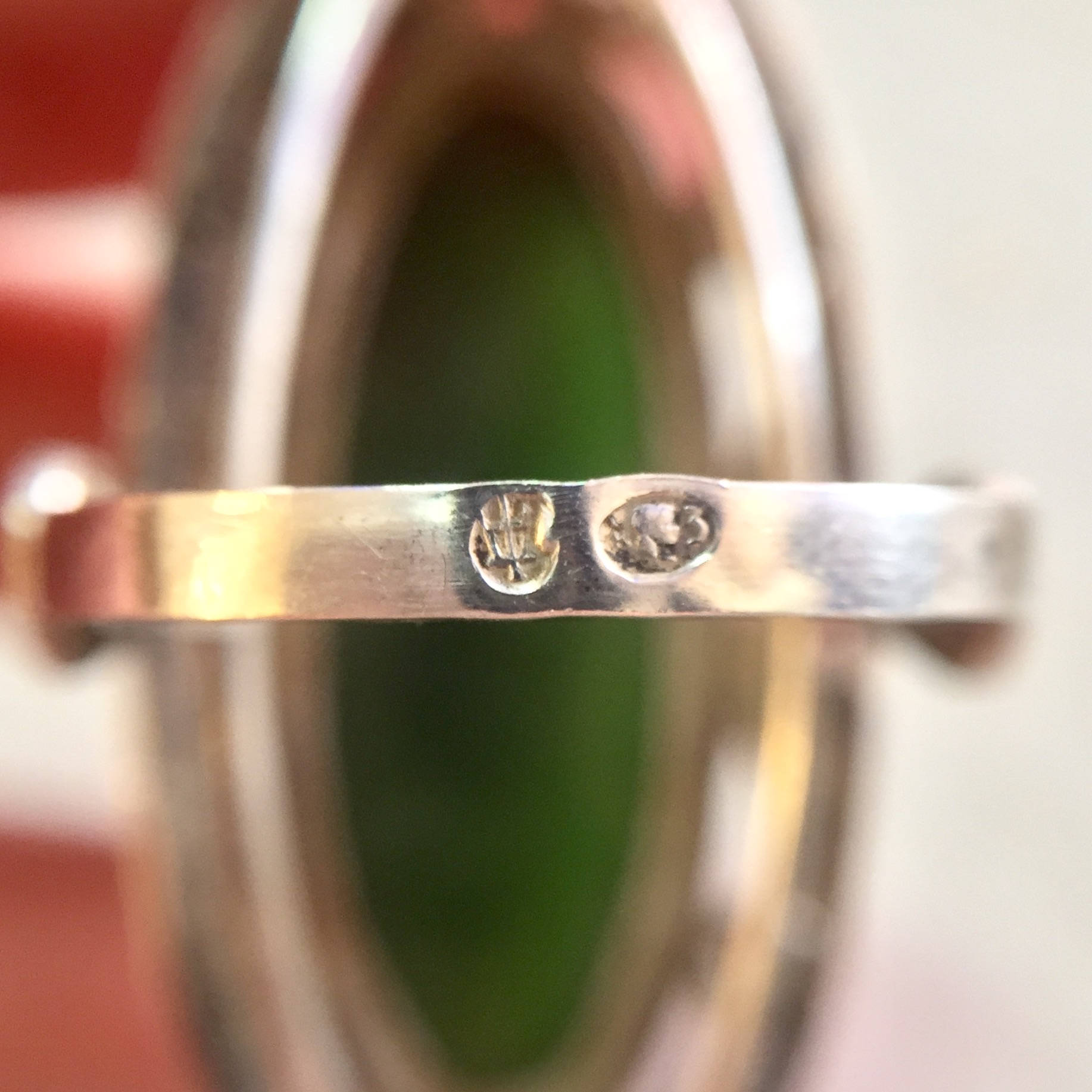 Sterling Silver Ring Jade | Jade cabochon | Jade Jewelry | Filagree | Vintage Ring | Jewelry | Gift for Her | Statement Ring