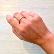 18K Yellow Gold Stacking Ring | 18 Karat Yellow Gold Wedding Band | Simple Gold Band | Skinny Ring | Wedding Band | Sleek Ring |