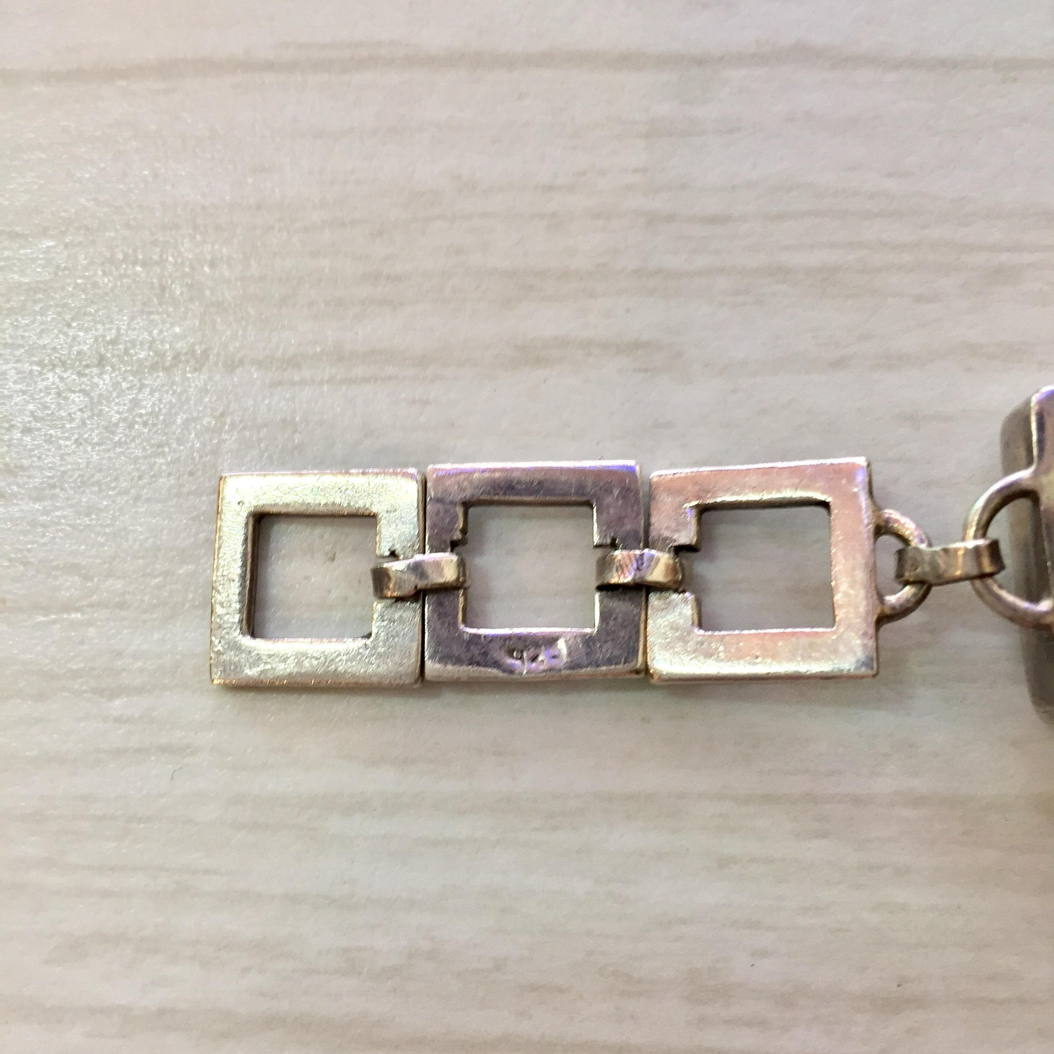 Vintage Sterling Silver Bracelet with Citrine and Aquamarine Stones | Aquamarine Jewelry | Vintage Bracelet | Holiday Gift Idea |