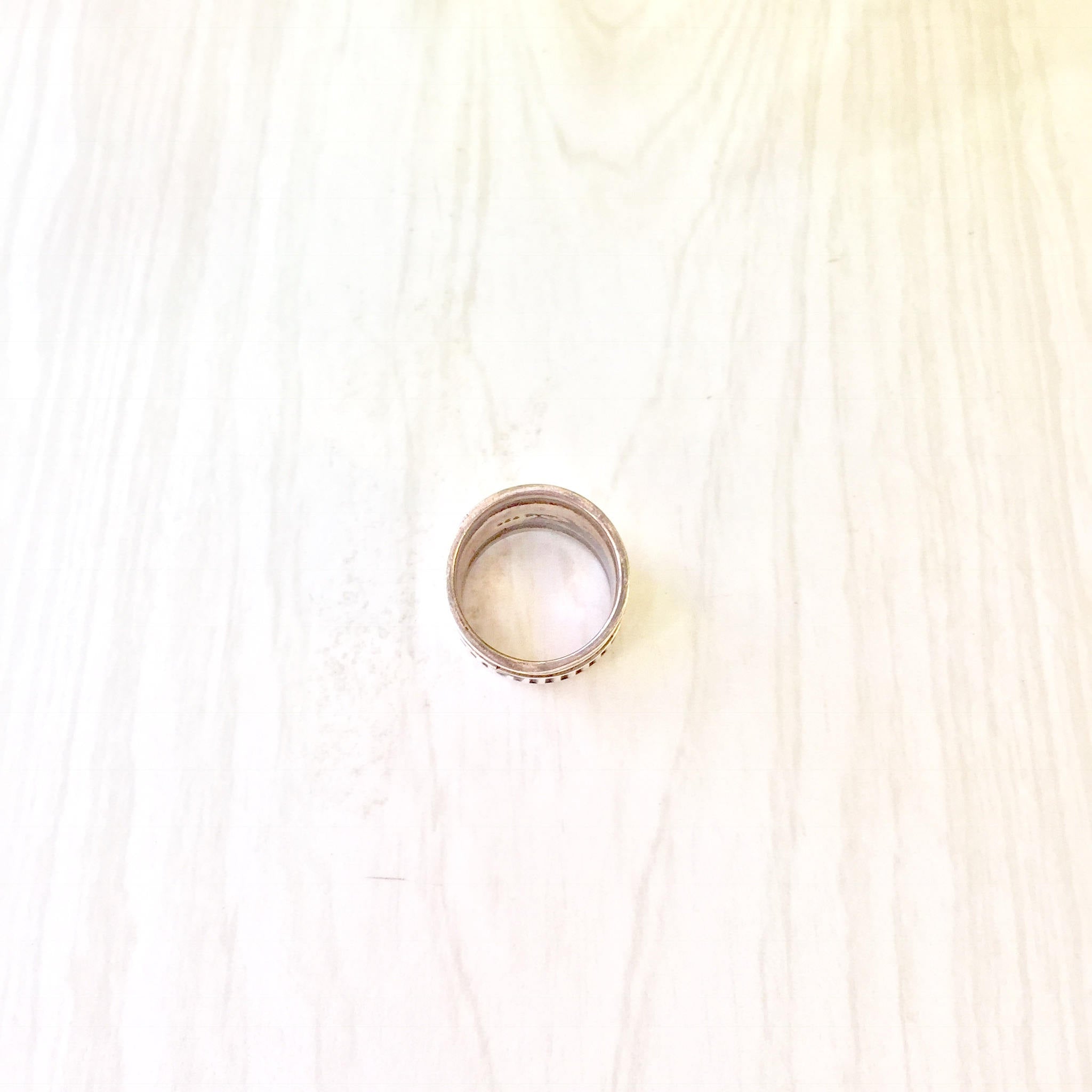 Sterling Silver Spinner Ring | Silver Ring | Vintage Jewelry | Spinner | Wide Band | Meditation Ring | Holiday Gift Idea | Minimal Ring
