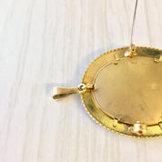 18 Karat Gold Victorian Brooch / Pendant | Victorian Cameo Brooch | 18K Gold | Diamond | Antique Pendant and Brooch | Pin | Antique Jewelry