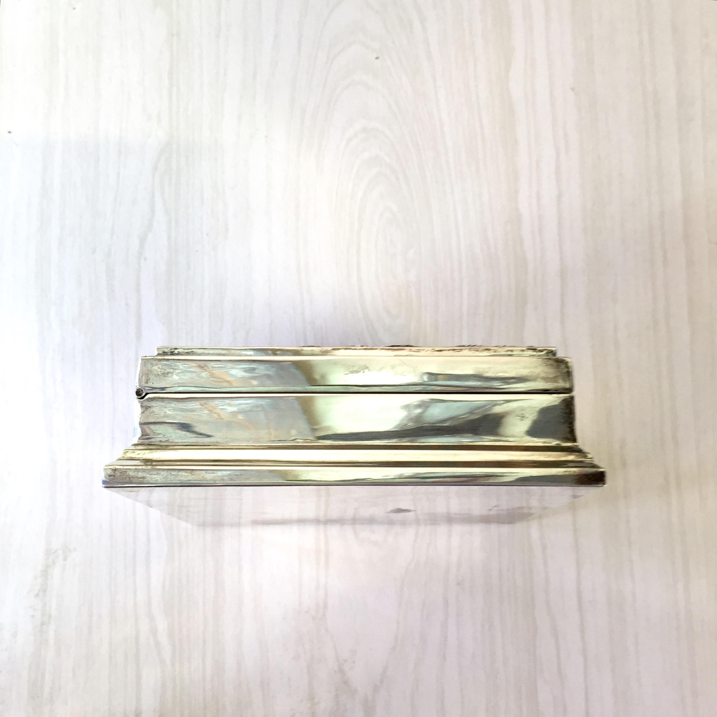 Sterling Silver Jewelry Box | Asian Sterling Silver Box | Trinket Box | Buddha Trinket Box | Thai Goddess Box | Engraved Sterling Silver |