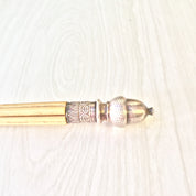 Victorian Bread Fork | Antique Serving Fork | Bone Handle | Engraved Design | Toast Fork | Antique Silverware | Victorian Silverware |
