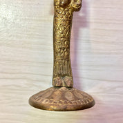 Brass Candlestick Holder | Vintage Brass | Woman Candlestick Holder | Vintage Home Decor | Boho Decor | Vintage Lighting | Candles | Gift